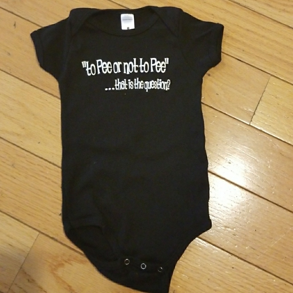 American Apparel unique baby onesie